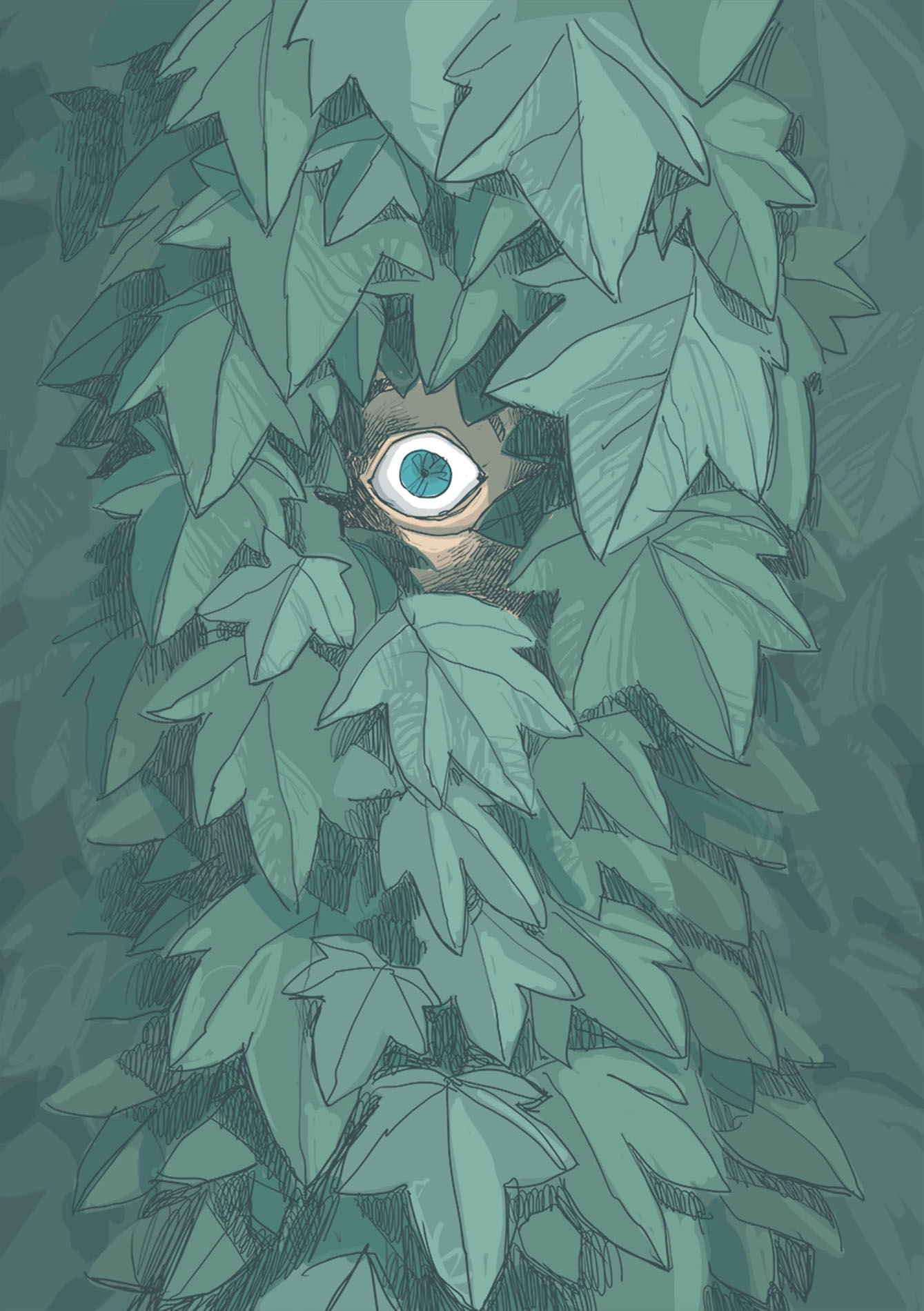ivy-eye-hedera-leaves-plant-horror
